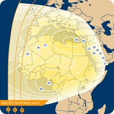 NSS-703 C-band Northwest beam